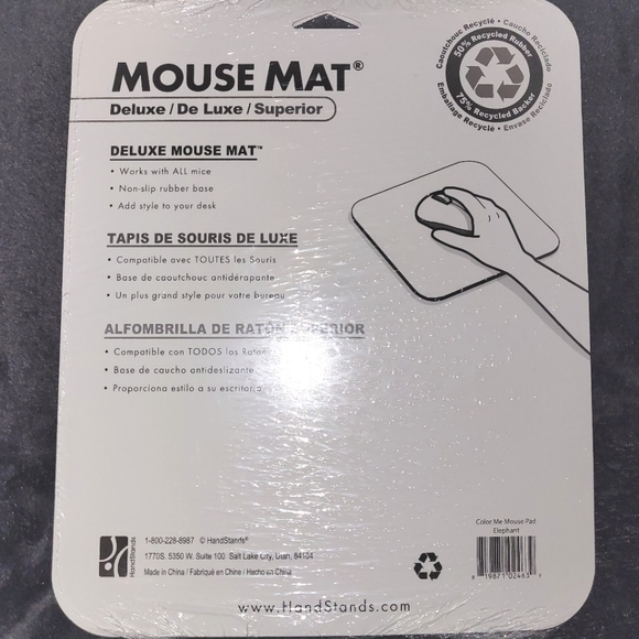 2 for $15🦉Mouse pad. Owl color me mouse mat with 5 color pens. Non-skid. - Picture 2 of 3